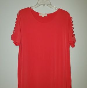Michael Kors, Large, Coral Blouse